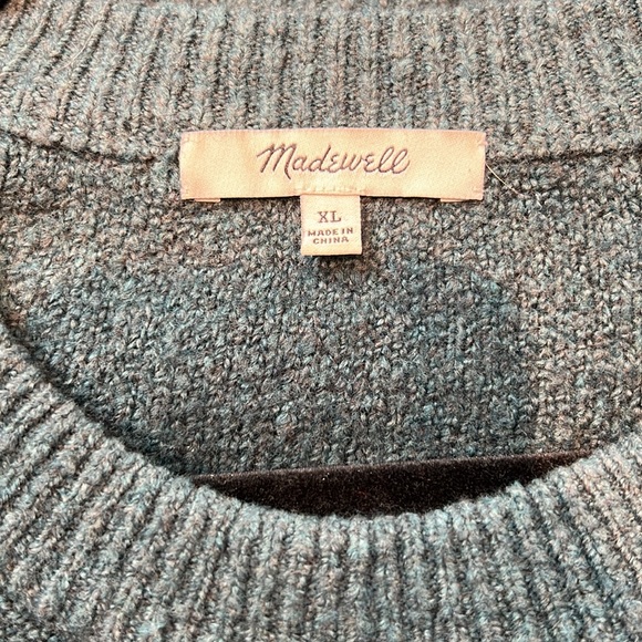 Madewell Embroidered Cross-Stitch Floral Sweater - Size XL - Picture 4 of 5